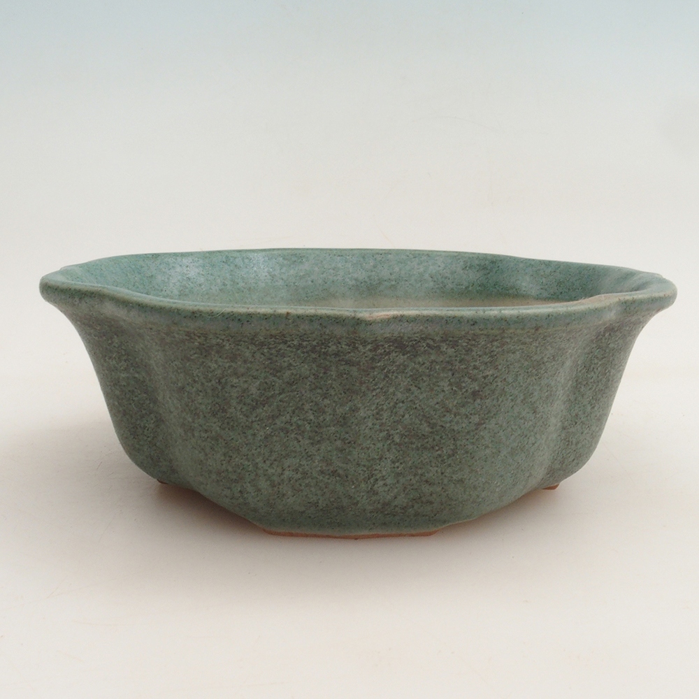 Cuenco bonsái H06 - 14,5 x 14,5 x 5 cm - verde