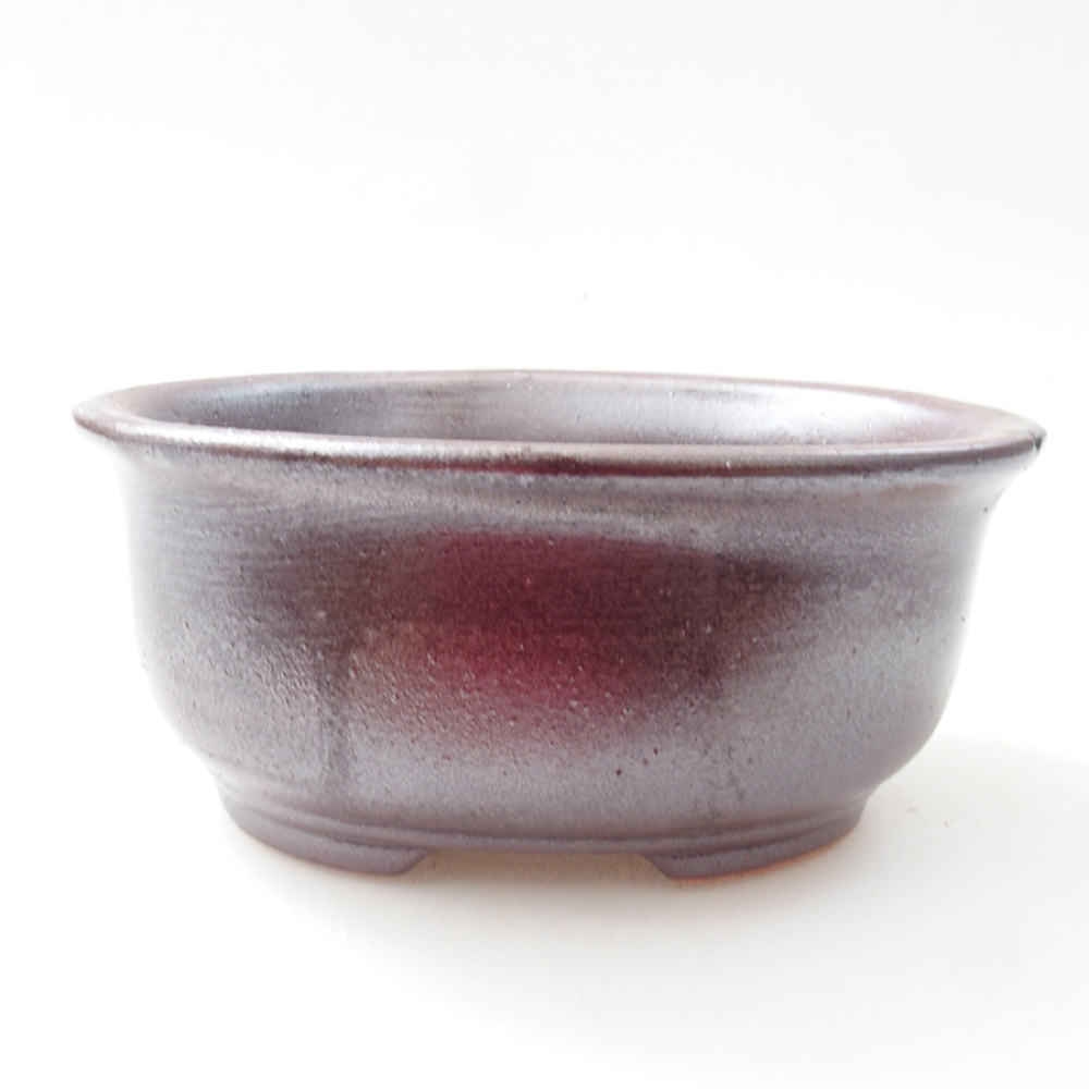 Cuenco bonsái de cerámica 12 x 10 x 5,5 cm, marrón