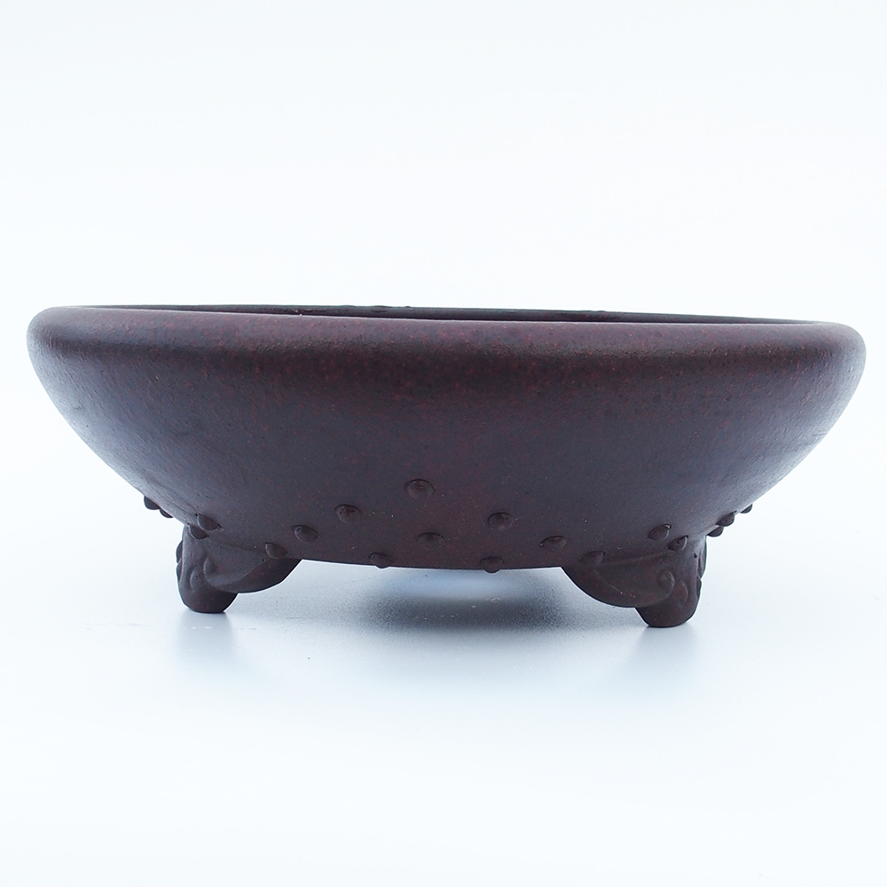 Cuenco 29 x 29 x 9,5 cm marrón-rojo