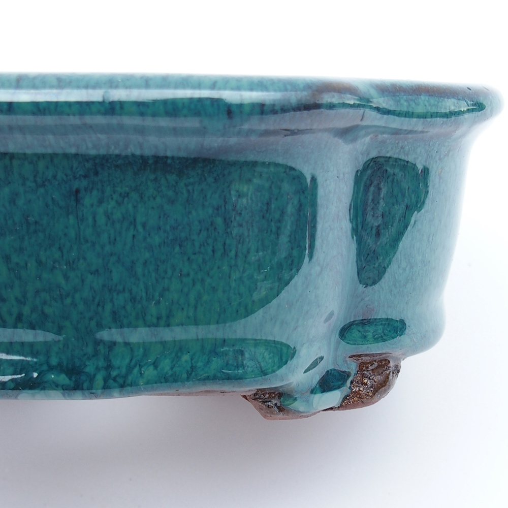 Cuenco 16 x 13 x 5,5 cm verde-azul