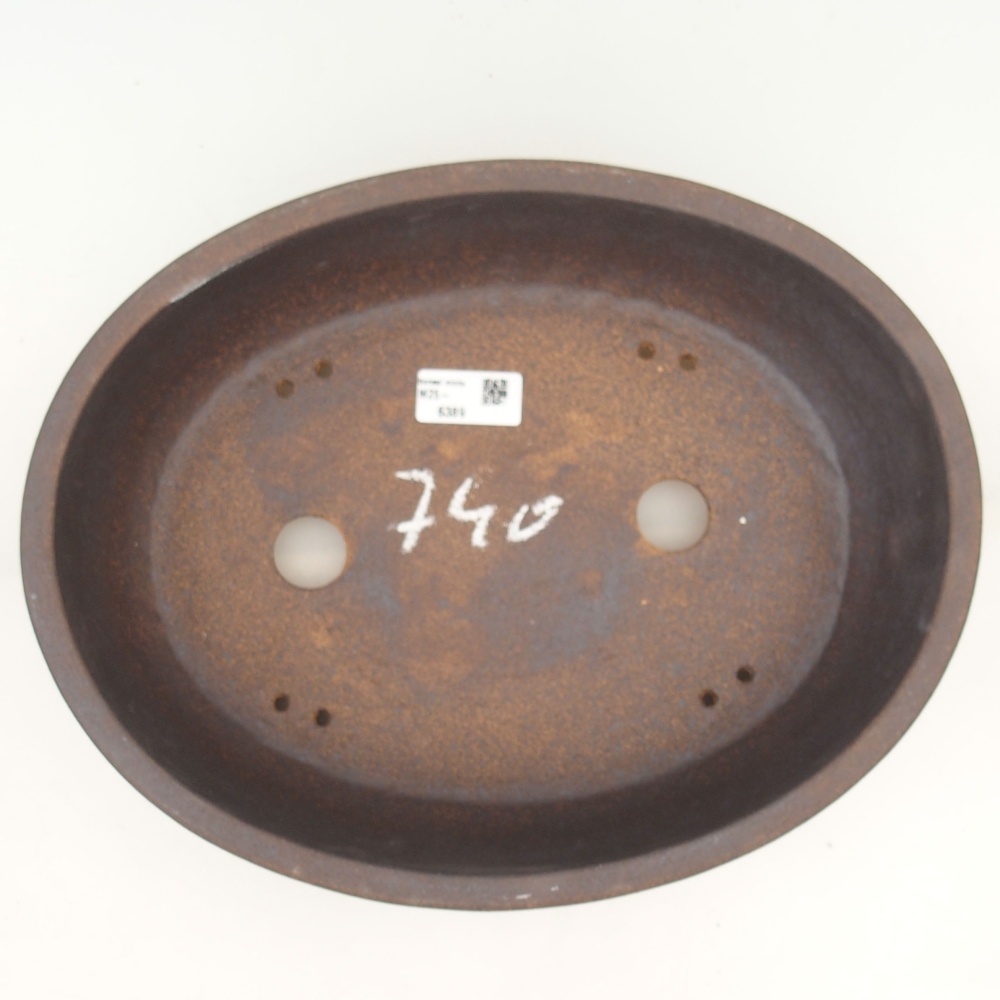 Cuenco bonsái 33 x 26 x 8 cm , color metal