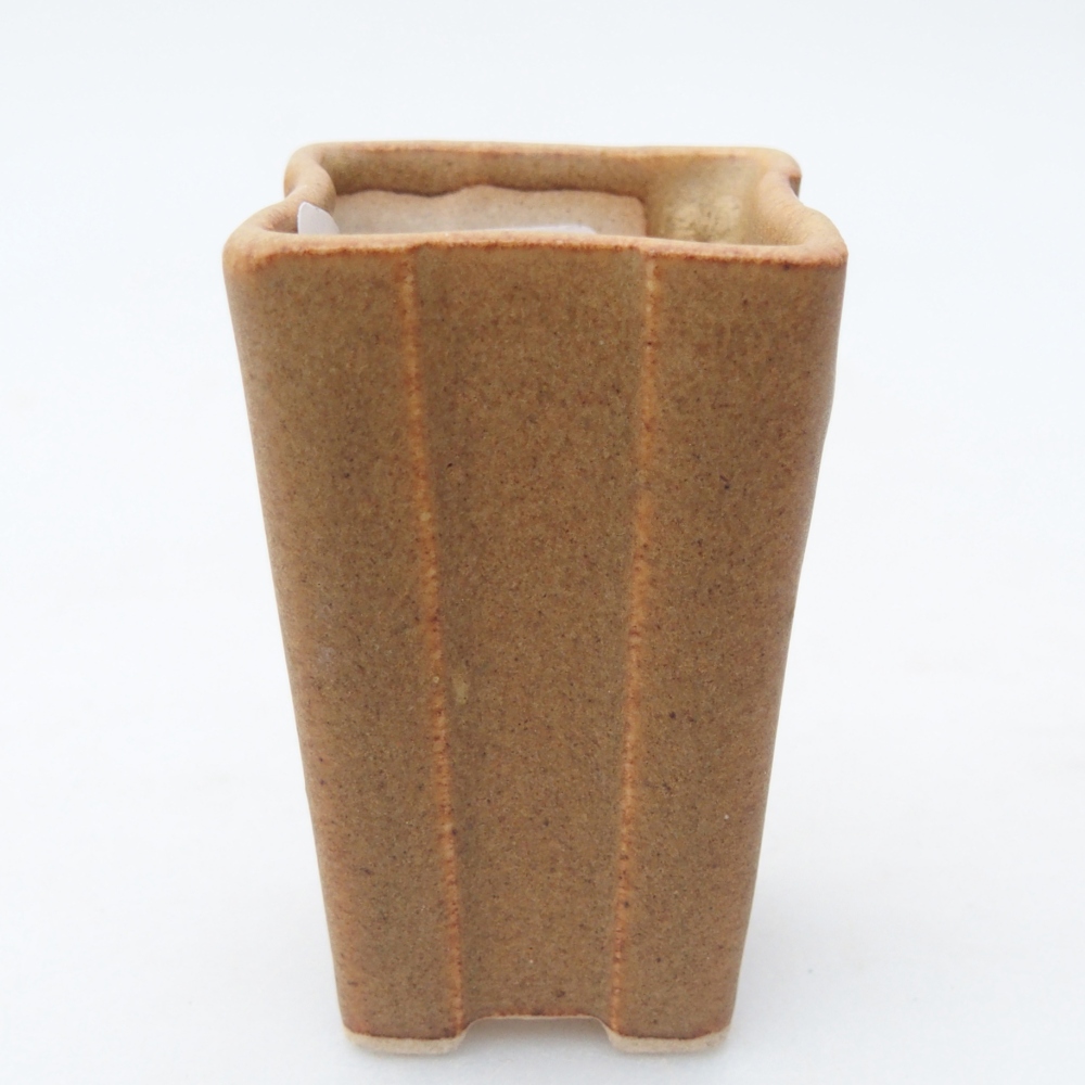 Cuenco mini bonsái 3,5 x 3,5 x 5,5 cm, marrón