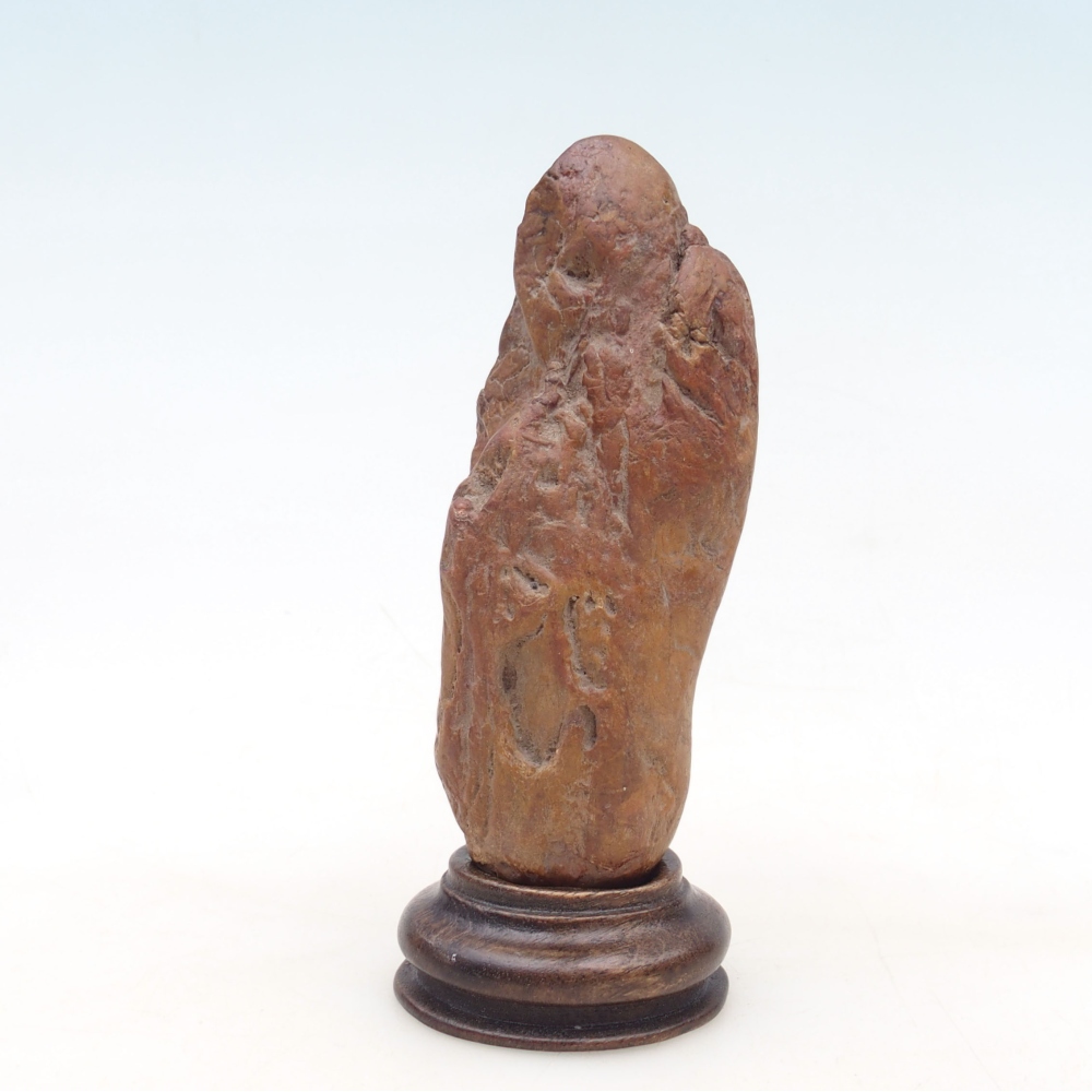 Suiseki - Piedra con DAI (base de madera)