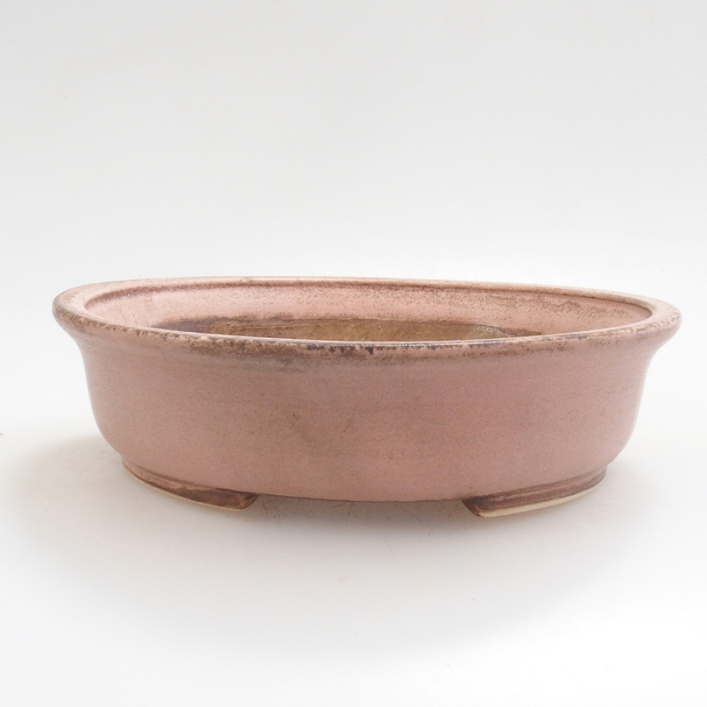 Cuenco bonsái de cerámica 10 x 8,5 x 4 cm, marrón