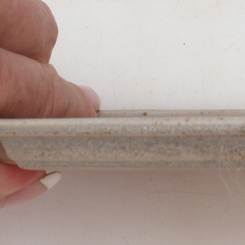 Platillo de cerámica H01 - 11,5 x 8 x 0,5 cm - beige