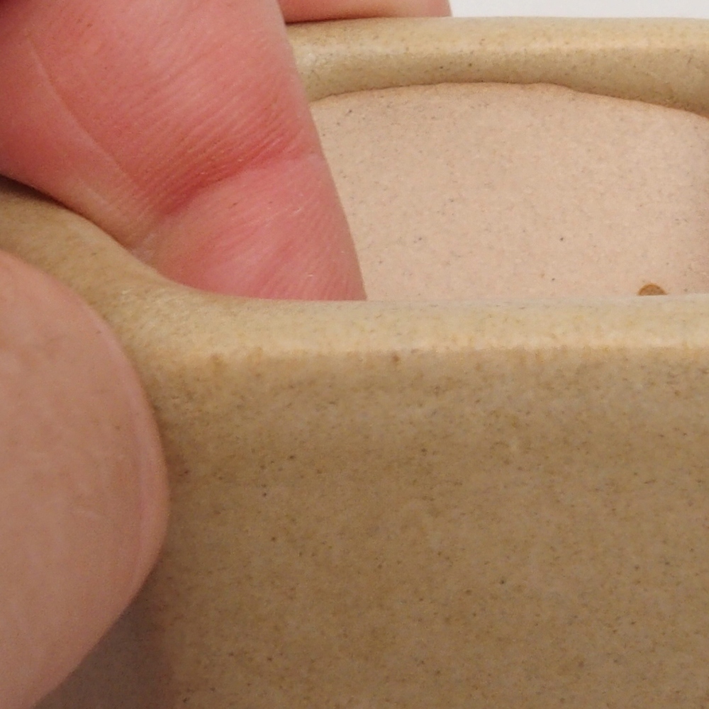 Cuenco mini bonsái 6,5 x 6 x 4 cm, marrón