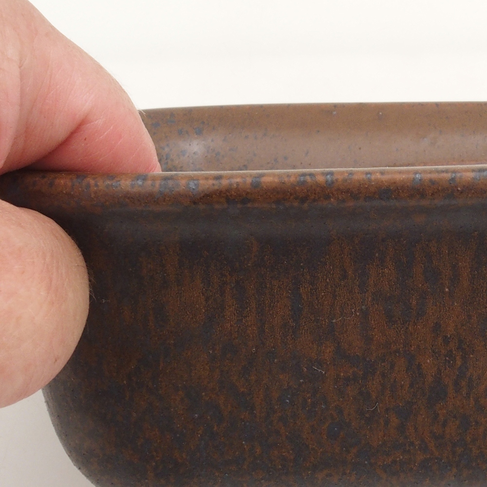 Cuenco bonsái H36 - 17 x 15 x 7,5 cm - marrón