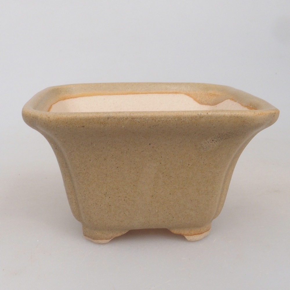 Cuenco mini bonsái 7,5 x 7,5 x 4,5 cm, marrón