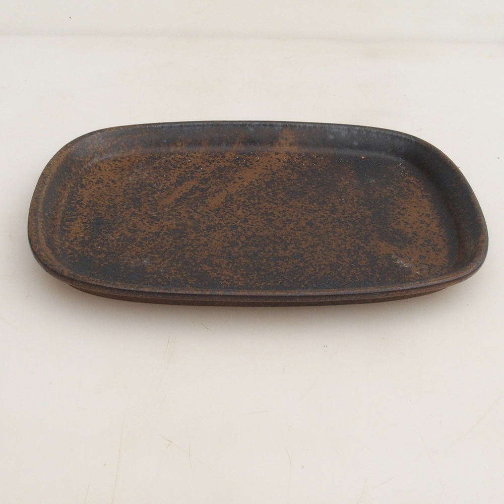 Cuenco de cerámica H25 - 20,5 x 14,5 x 1,5 cm - marrón