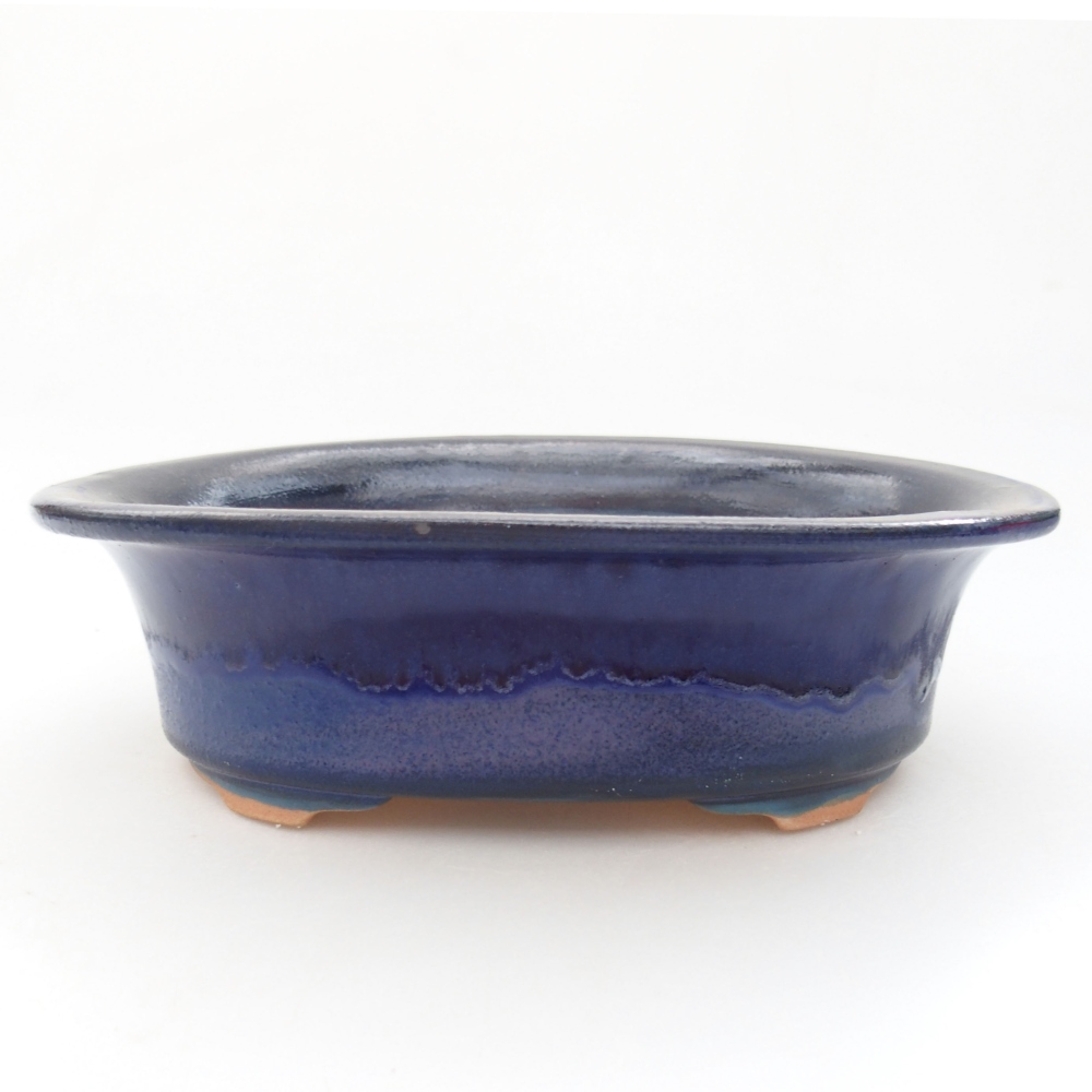 Cuenco bonsái de cerámica 22 x 17 x 5 cm, verde