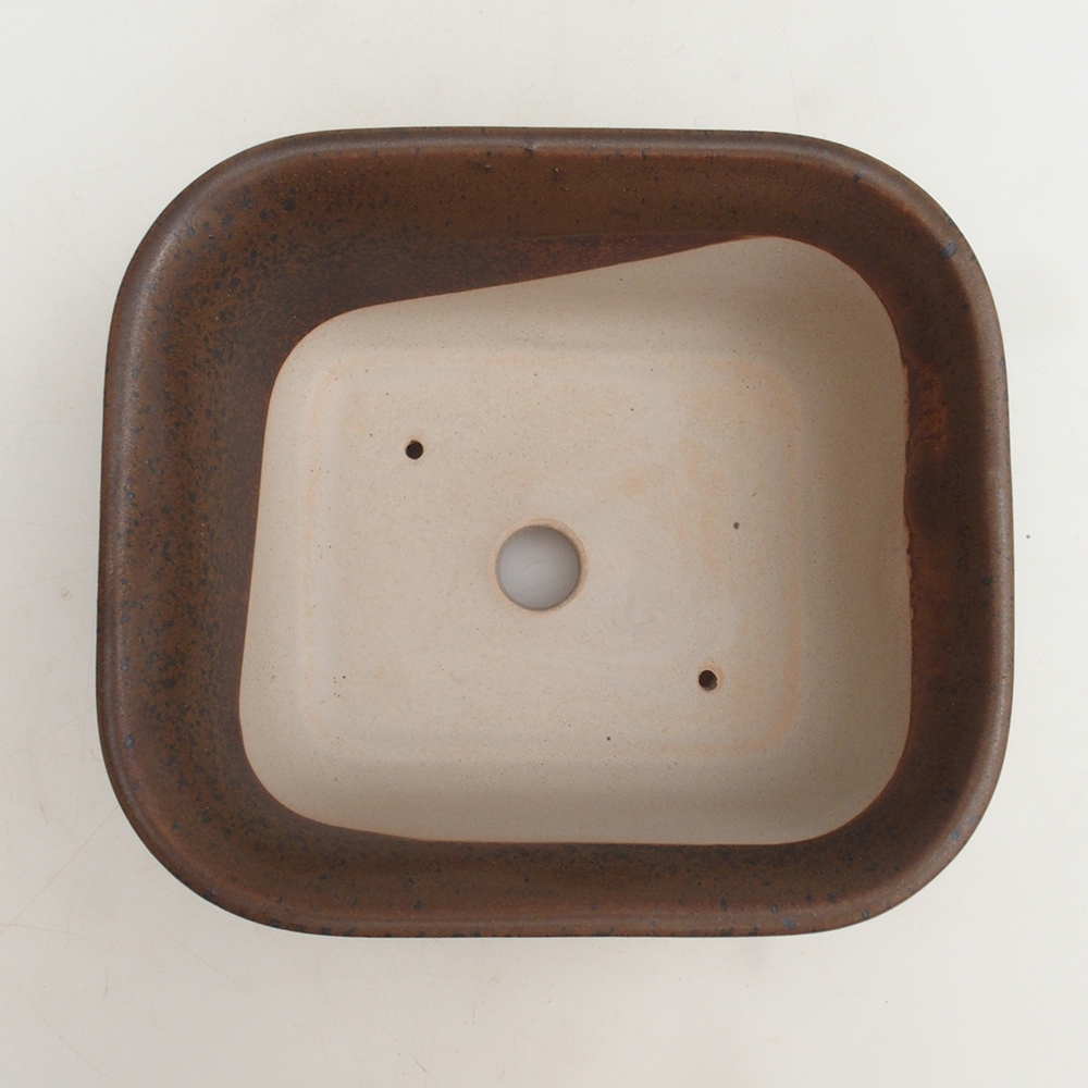 Cuenco bonsái H36 - 17 x 15 x 7,5 cm - marrón