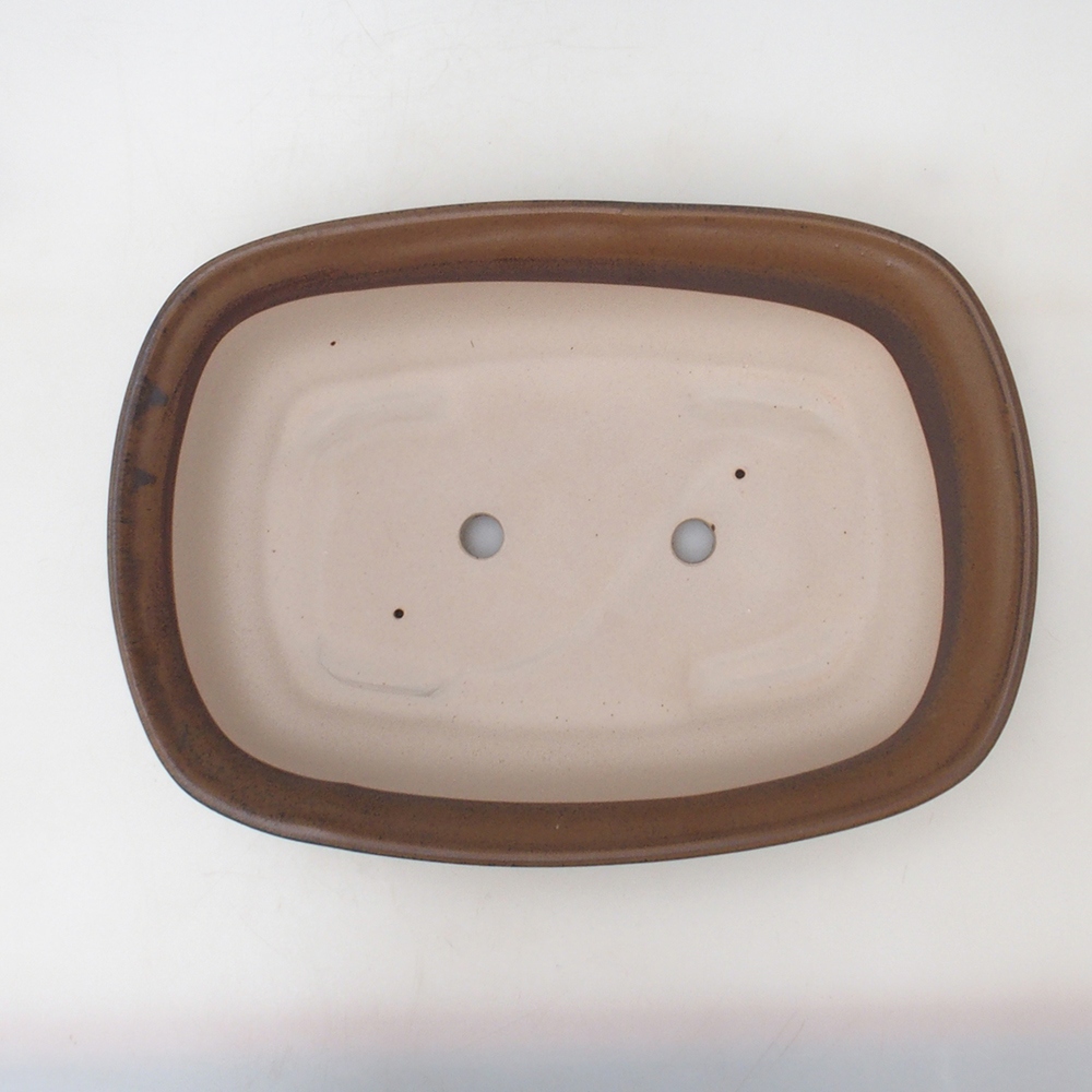 Cuenco bonsái H10 - 37 x 28 x 9 cm - marrón