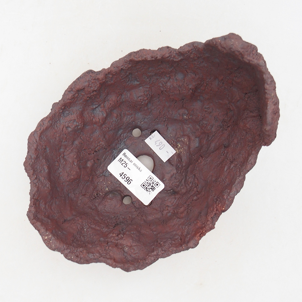 Cáscara de cerámica 14 x 12,5 x 12 cm , color marrón