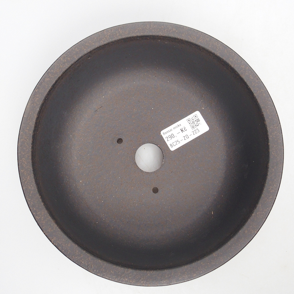 Cuenco 20 x 20 x 9 cm marrón ocre