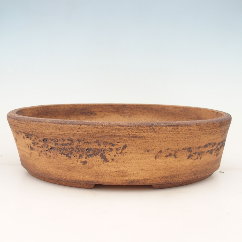 Cuenco para bonsái 32,5 x 25 x 8 cm , color marrón