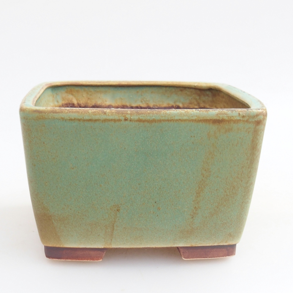 Cuenco bonsái de cerámica 10,5 x 10,5 x 7 cm, rosa