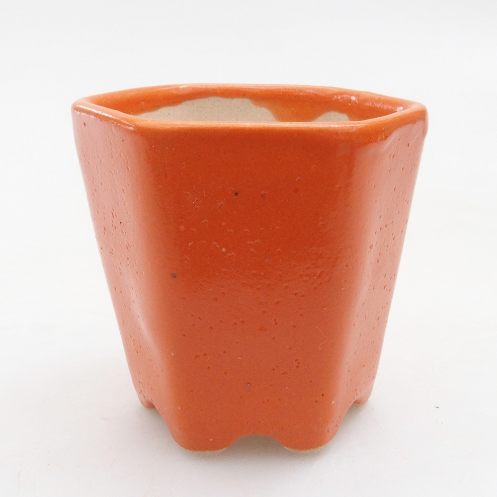 Mini cuenco bonsái 5 x 5 x 5 cm, naranja