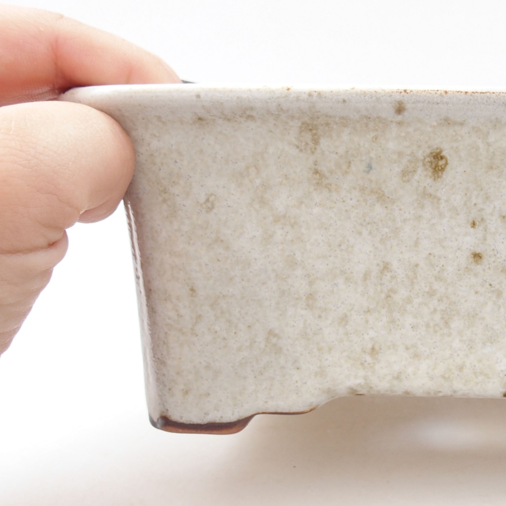 Cuenco bonsái de cerámica 22 x 17 x 5 cm, verde