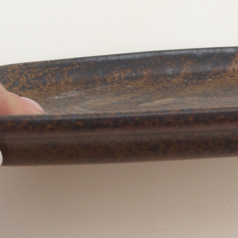 Cuenco de cerámica H25 - 20,5 x 14,5 x 1,5 cm - marrón