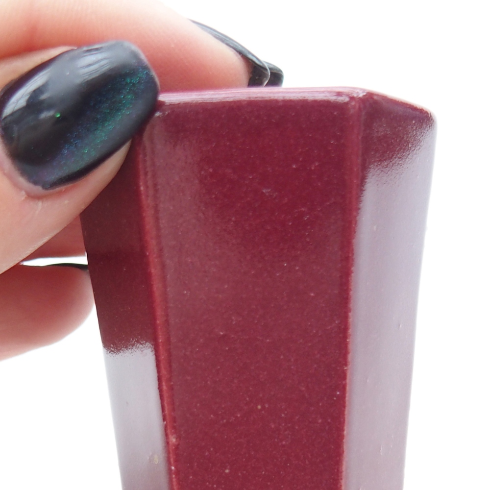 Cuenco mini bonsái 4 x 3,5 x 5,5 cm, burdeos