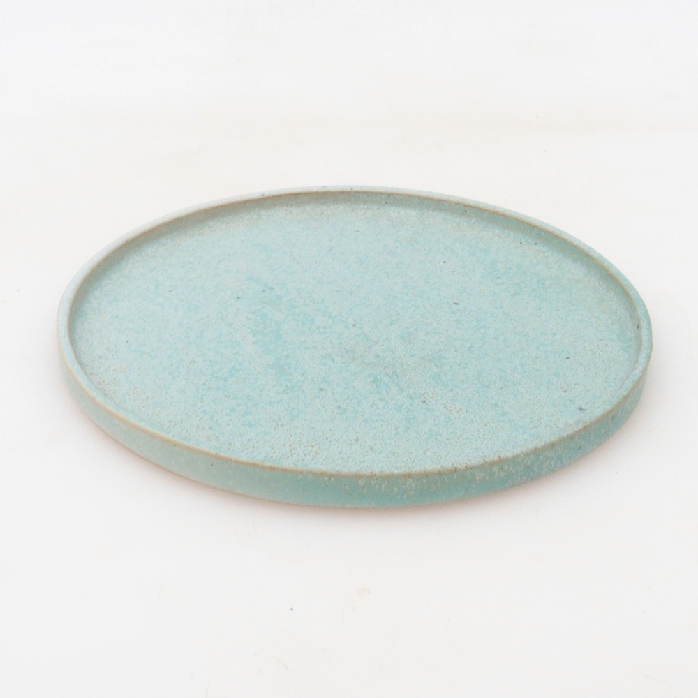 Consola redonda para bonsái D7-S - 16 x 16 x 1 cm - verde