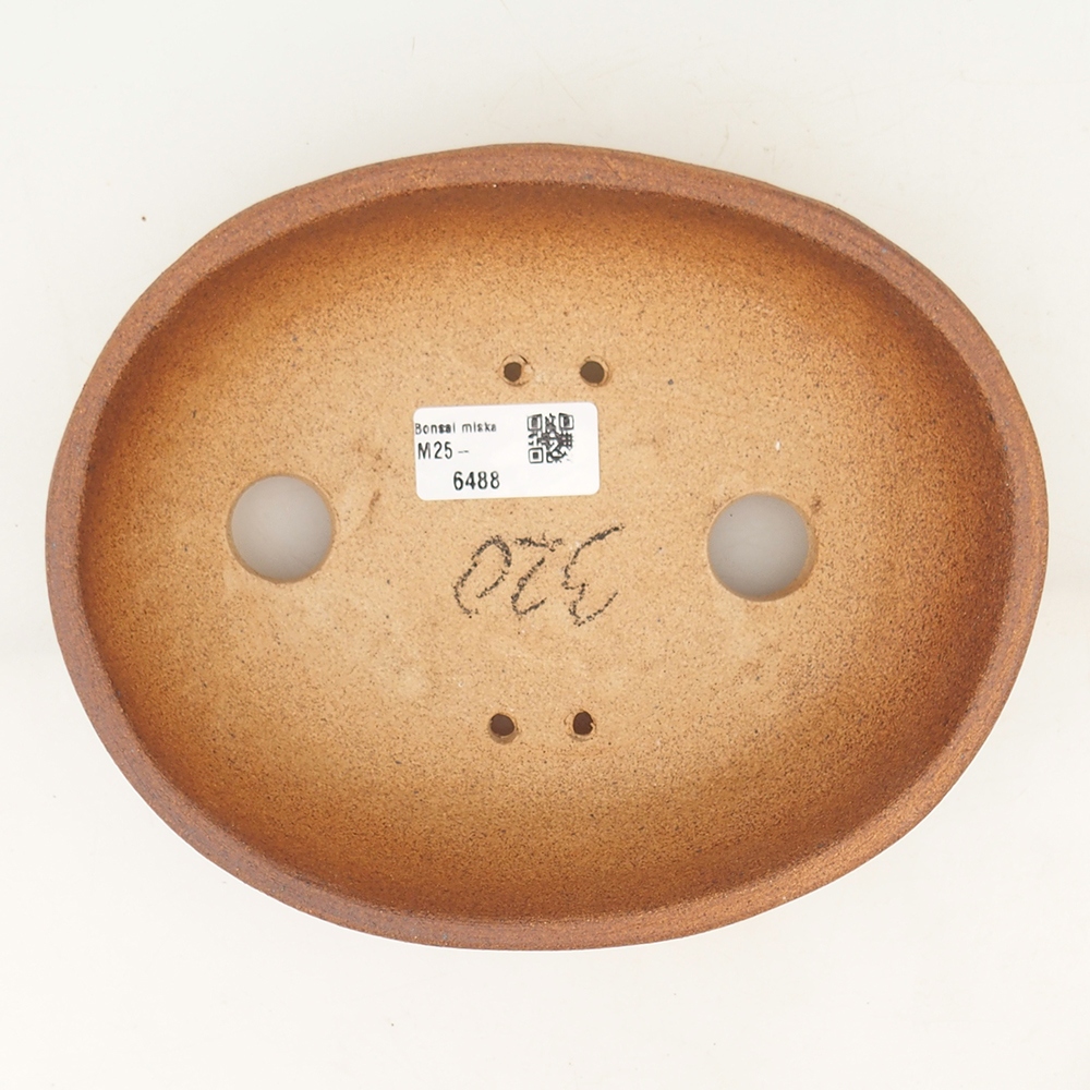 Cuenco bonsái 20 x 16 x 6 cm , color marrón