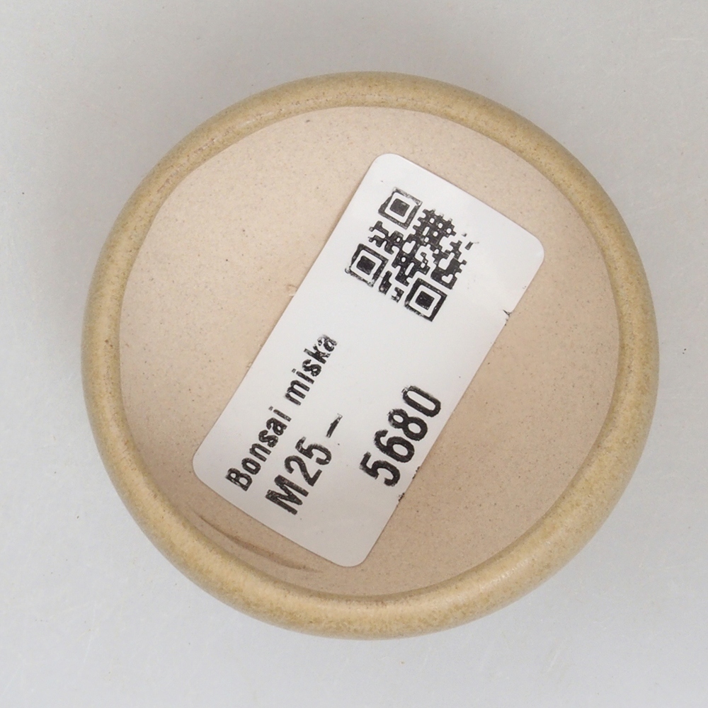 Mini cuenco bonsái 5 x 5 x 2 cm, marrón