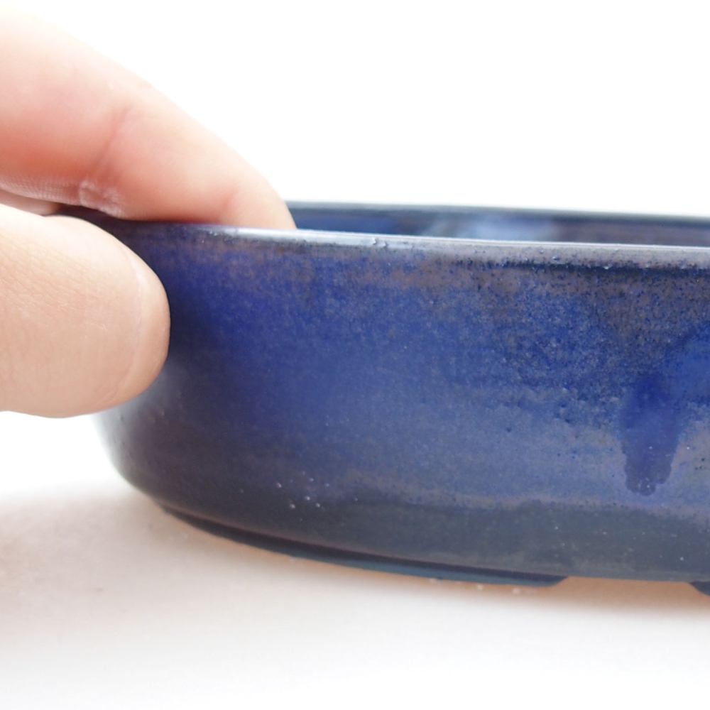 Cuenco bonsái de cerámica 22 x 17 x 5 cm, verde