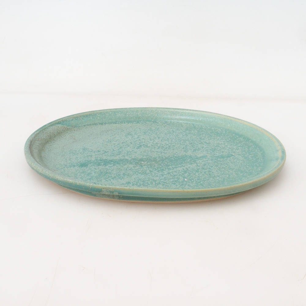 Plato oval Bonsai M - 22,5 x 18 x 1,5 cm - verde