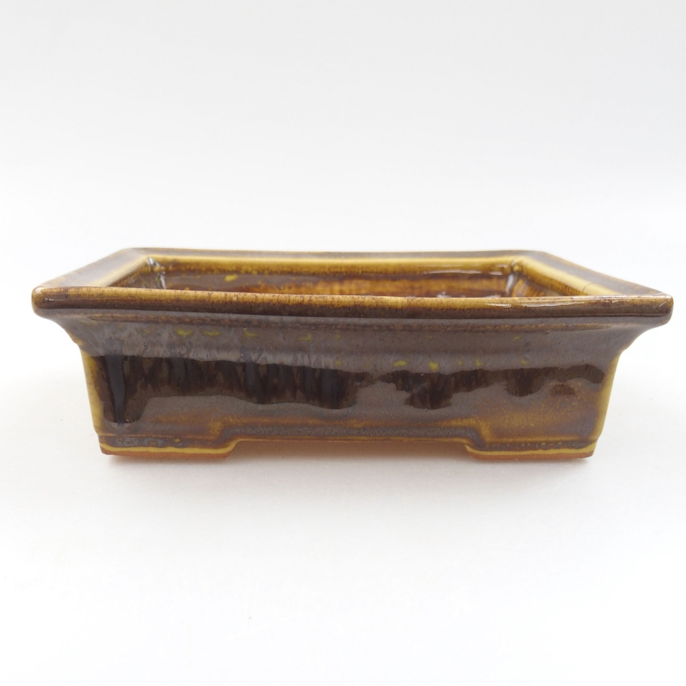 Cuenco bonsái de cerámica 22 x 17 x 5 cm, verde