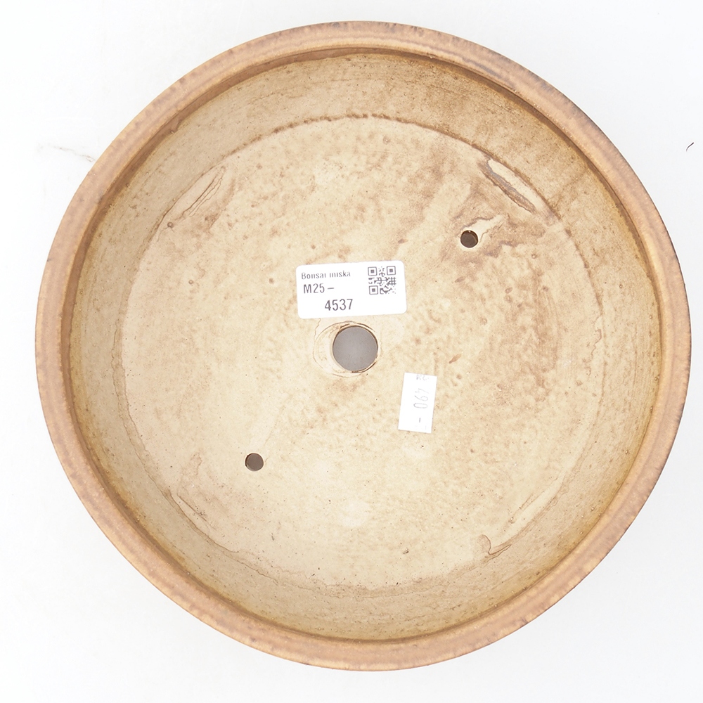 Cuenco bonsái de cerámica 21,5 x 21,5 x 6 cm, rosa