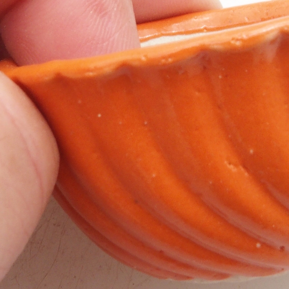 Mini cuenco bonsái 5 x 5 x 2,5 cm, naranja