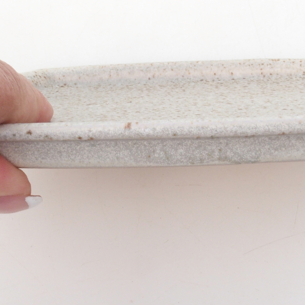 Cuenco de cerámica H03 - 17 x 12,5 x 1 cm - beige