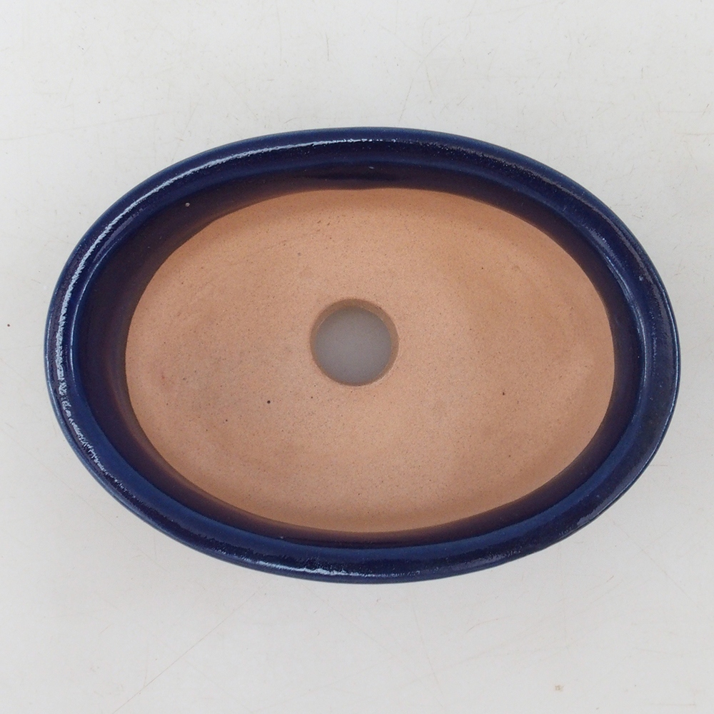 Cuenco bonsái H04 - 10,5 x 7,5 x 3 cm - azul