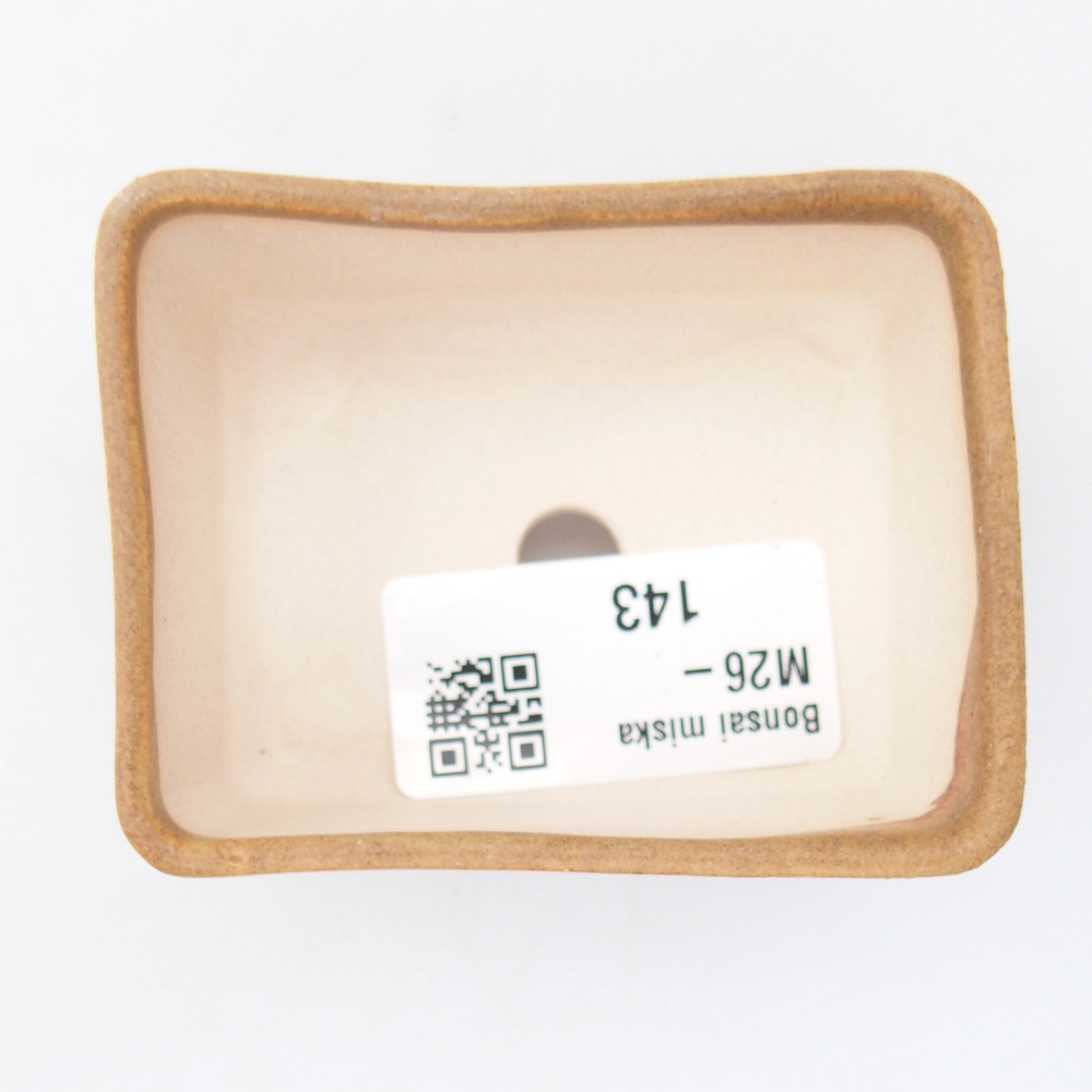 Cuenco mini bonsái 7 x 5 x 3,5 cm, marrón