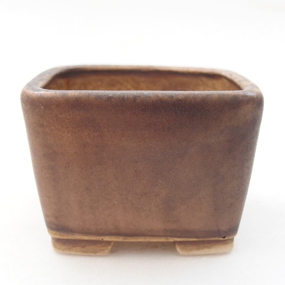 Cuenco bonsái de cerámica 6 x 6 x 4,5 cm, rosa