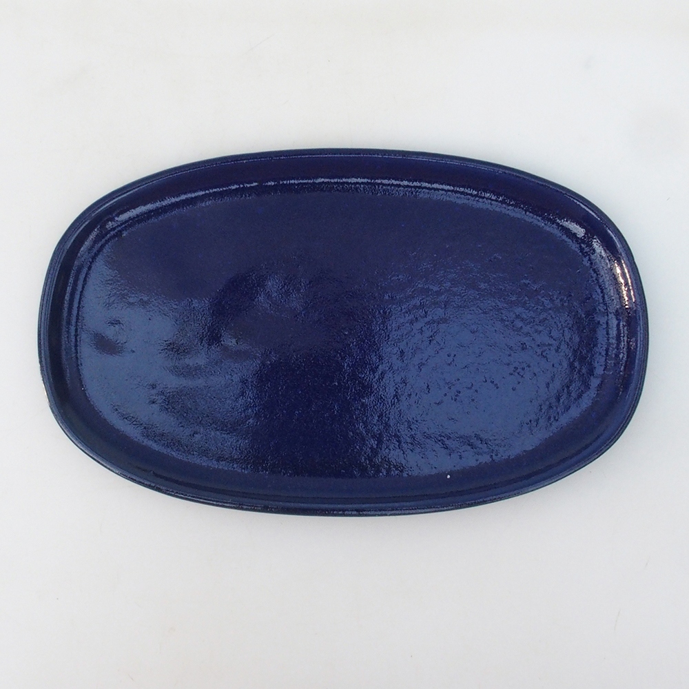 Cuenco de cerámica H15 -25 x 15 x 1 cm - azul