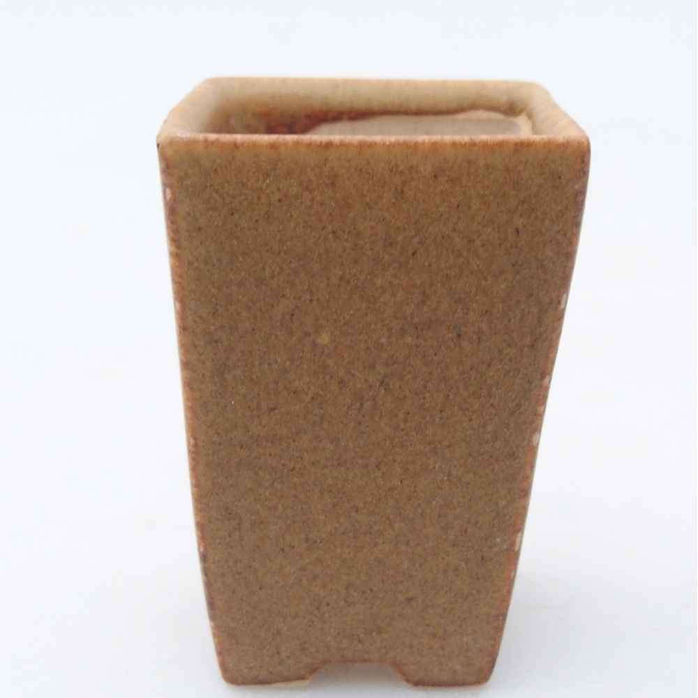 Mini cuenco bonsái 3,5 x 3,5 x 5 cm, marrón