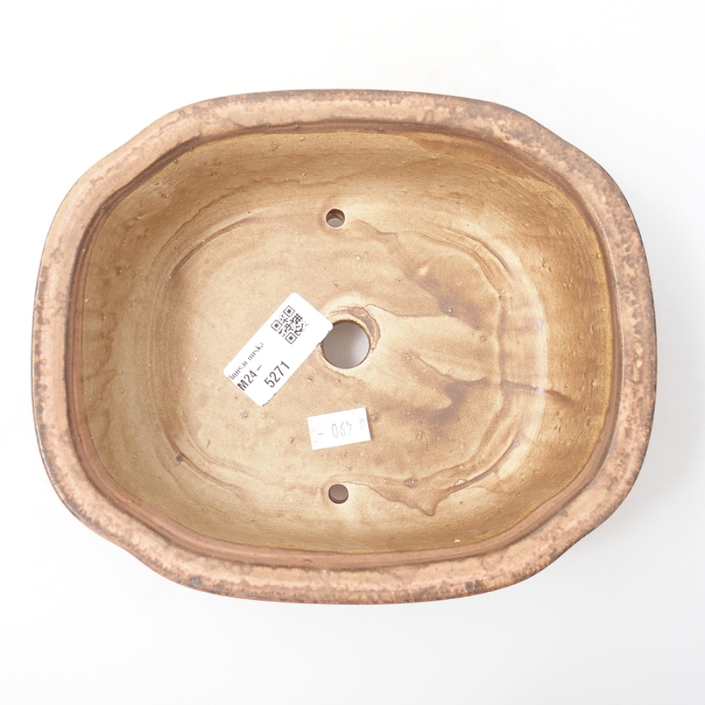 Cuenco bonsái de cerámica 20 x 16 x 7 cm, rosa