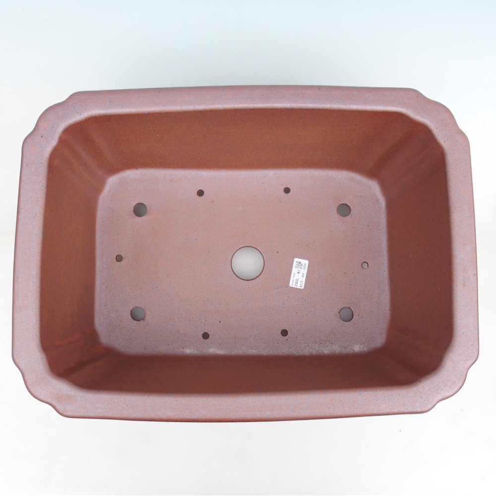 Cuenco bonsai de cerámica 51,5 x 37,5 x 20 cm , color metal - SOLO RECOGIDA PERSONAL o transporte en palet