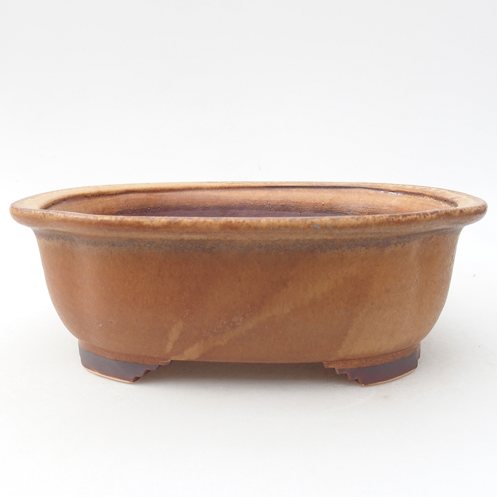 Cuenco bonsái de cerámica 20 x 16,5 x 6,5 cm, rosa