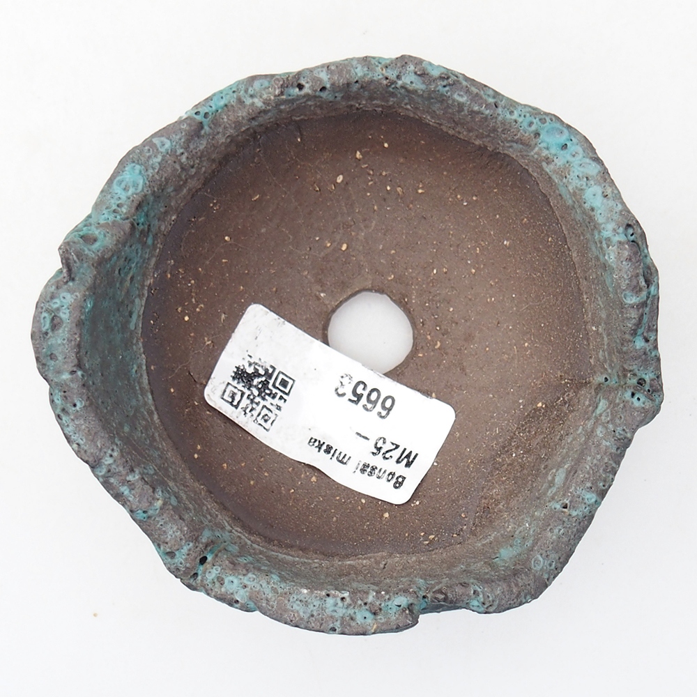 Concha de cerámica 9 x 8,5 x 4,5 cm , color azul