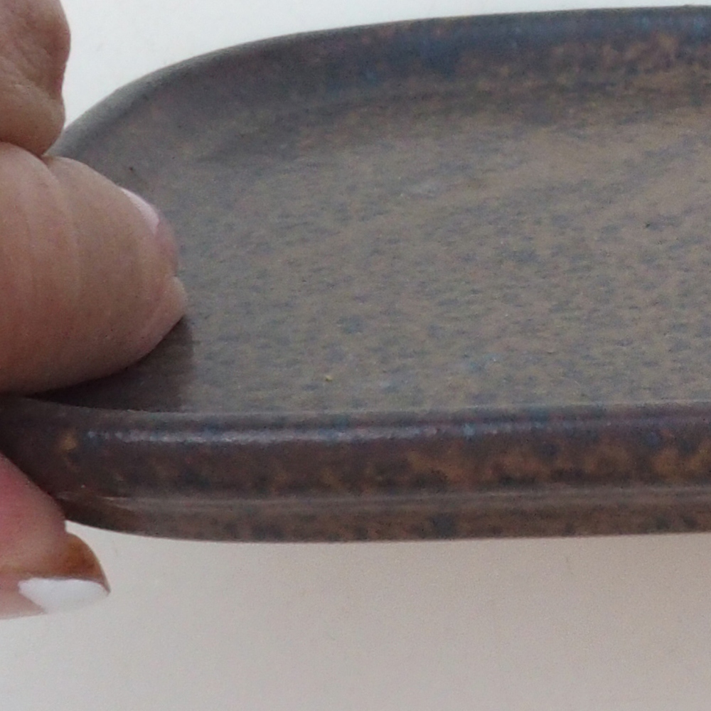 Cuenco de cerámica H38 -12 x 11 x 1 cm - marrón