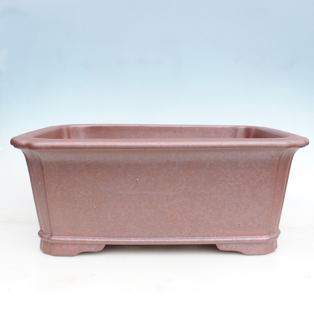 Cuenco bonsai de cerámica 51,5 x 37,5 x 20 cm , color metal - SOLO RECOGIDA PERSONAL o transporte en palet