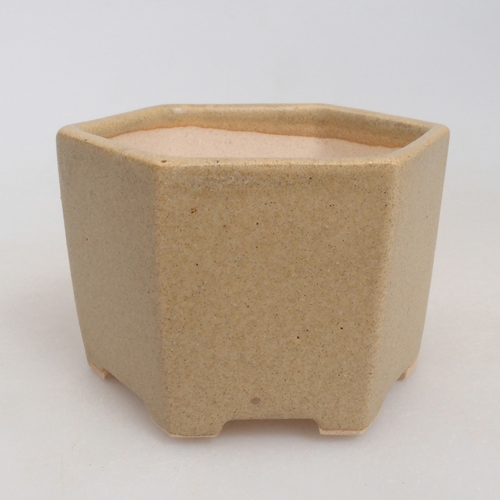 Cuenco mini bonsái 7 x 5,5 x 4,5 cm, marrón