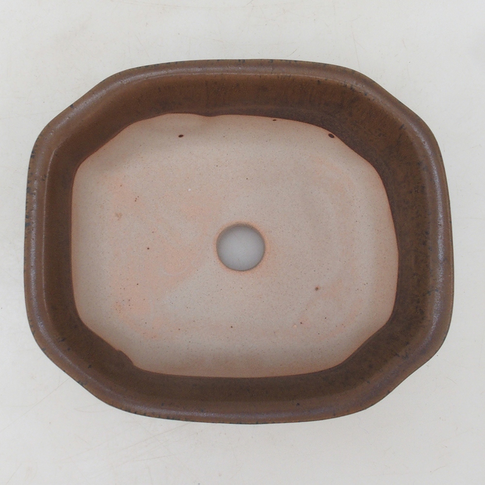 Cuenco bonsái H32 - 13 x 10 x 5,5 cm - marrón