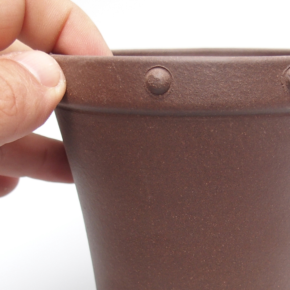 Bol 11 x 11 x 12 cm marrón