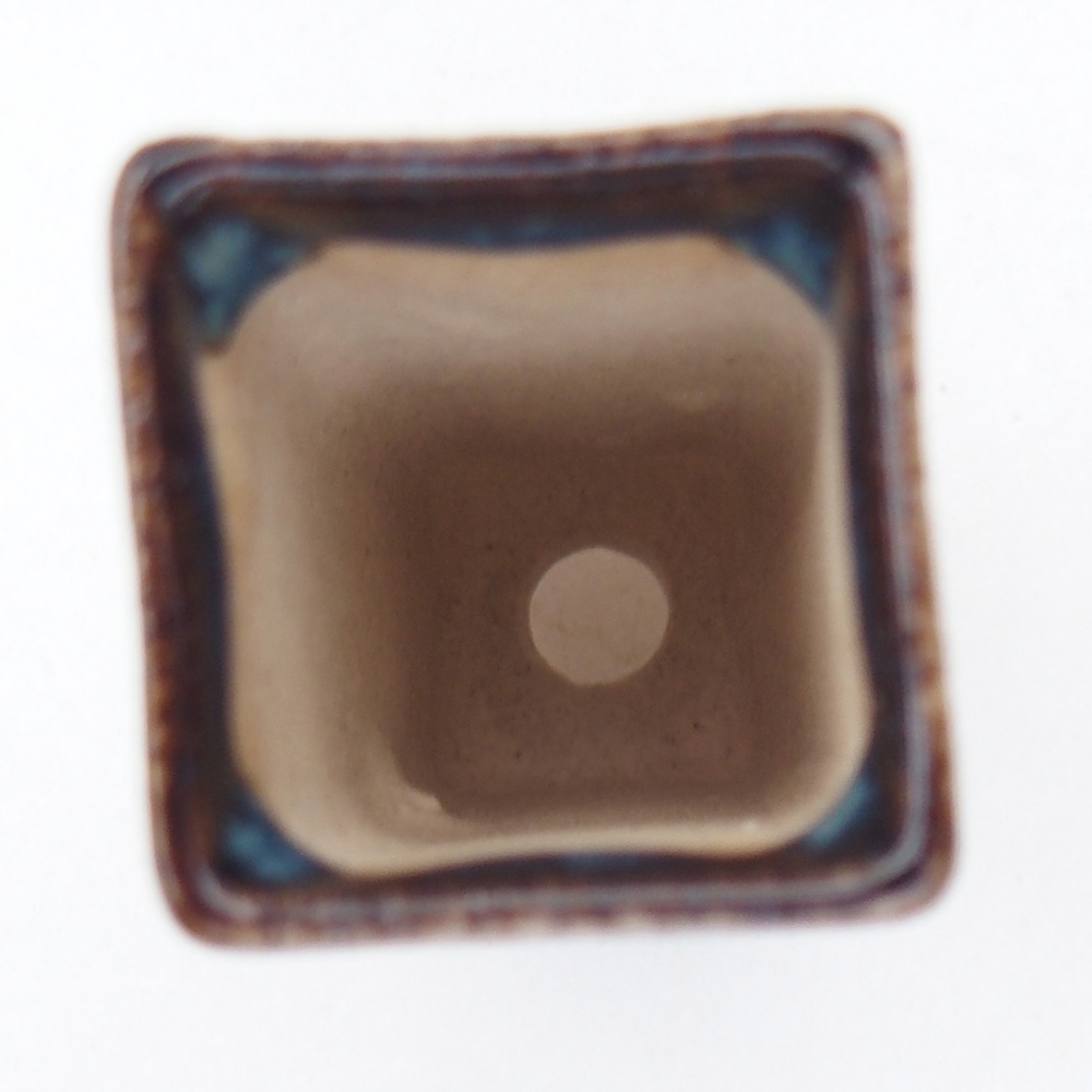 Cuenco mini bonsái 2 x 2 x 5 cm, azul