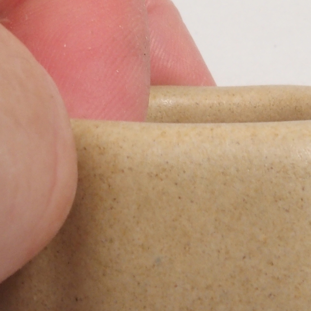 Cuenco mini bonsái 4,5 x 4,5 x 2 cm, marrón