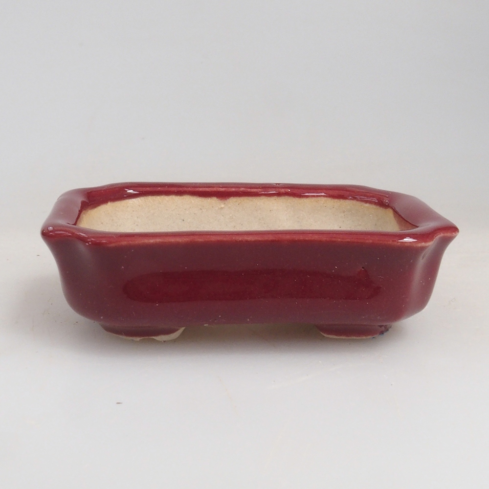 Cuenco mini bonsái 5,5 x 3,5 x 1,5 cm, burdeos